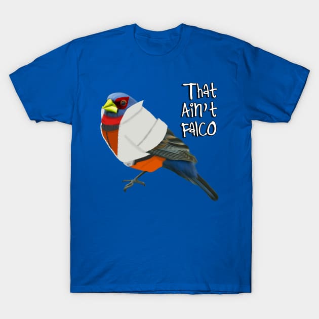 That Ain't Falco! T-Shirt by Ravioko